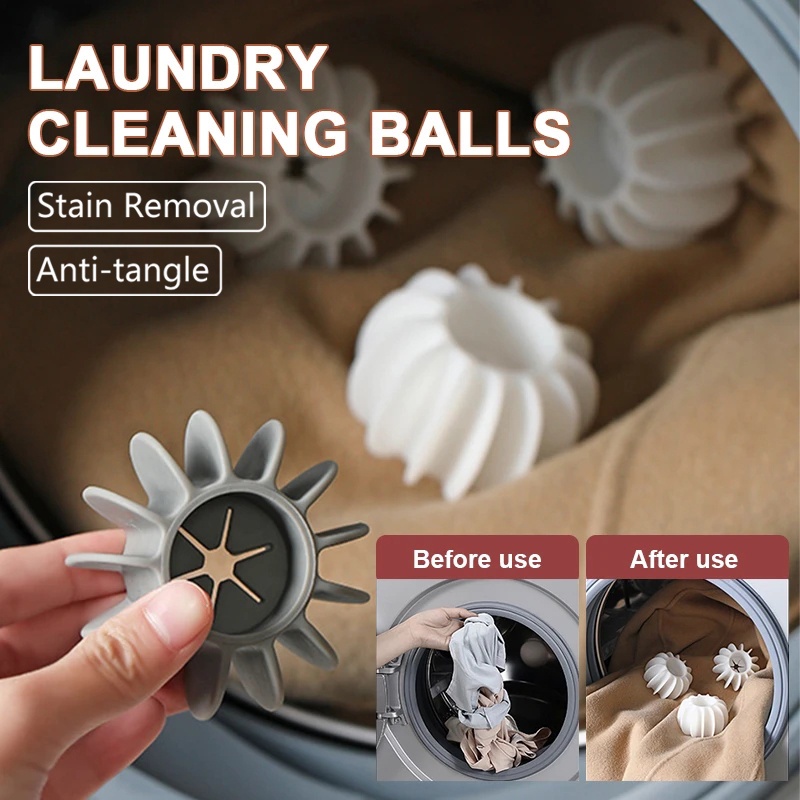 Quả Bóng Giặt Đồ Bằng Silicone Chống Rối Cho Thú Cưng