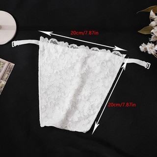 Áo ống GUADALUPE1, Quấn ngực hai lớp, Kẹp ren trên ống phủ trên áo ngực chống chói che ngực cho váy dành cho nữ