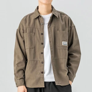 BLOOMRIDGE Đàn ông Retro lỏng lẻo Áo sơ mi dài tay