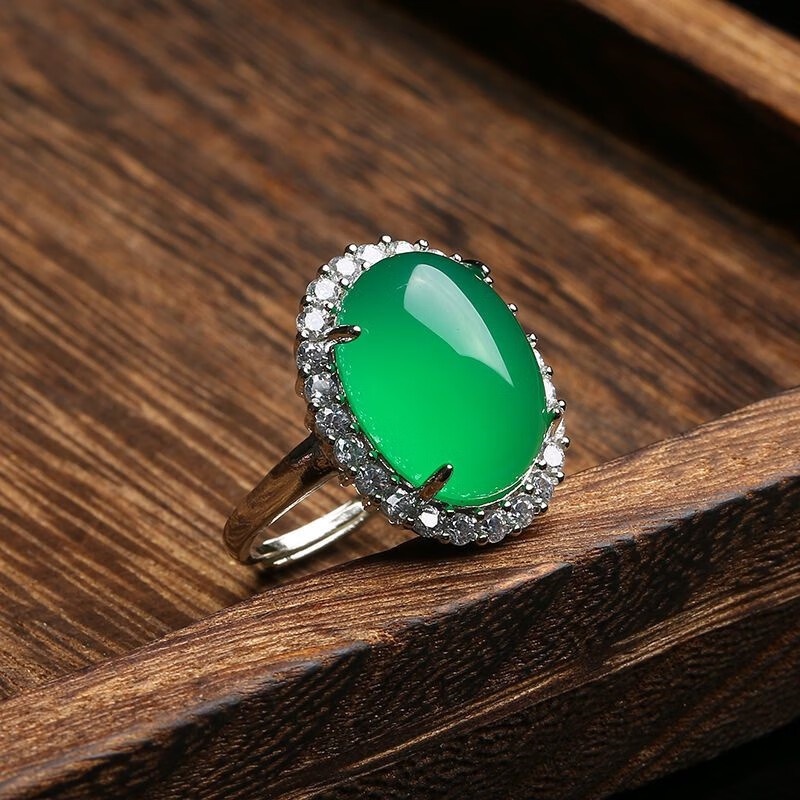 Gemstone Couple Rings, adjustable by 27jfogtshop.vn