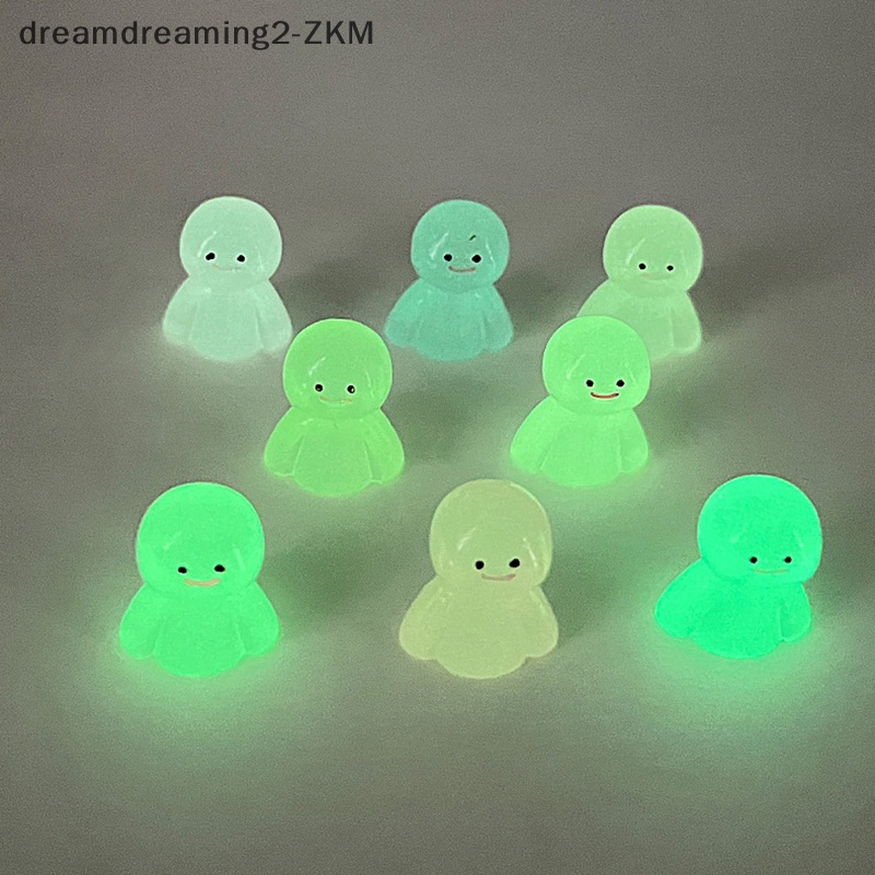 [Dreaming] Set 10 Búp Bê Resin Dạ Quang Phát Sáng Trong Bóng Tối Trang Trí Vườn DIY [zkm]