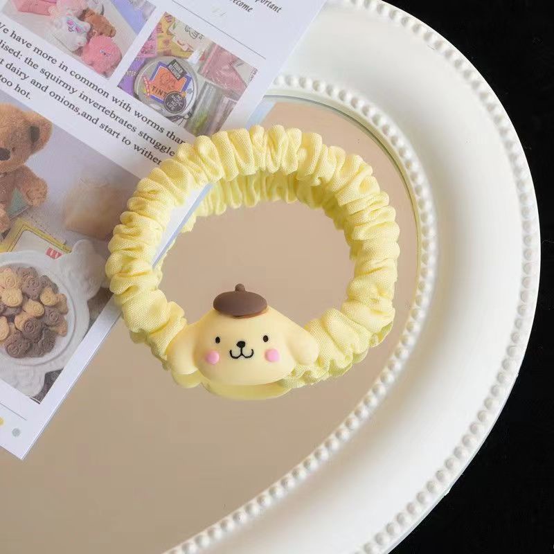 Dễ Thương Quế Chó Kuromi Hoạt Hình Dây Tóc Đơn Giản Mềm Mại Headrope Cô Gái Quà Tặng Cung Cấp