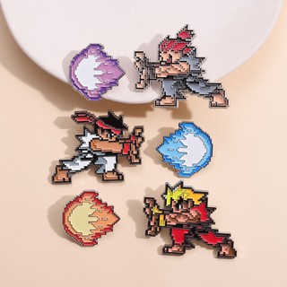 Ghim Cài Áo Hình Nhân Vật Trong Game Street Fighter Độc Đáo