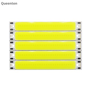 Queenten Bán chạy 3V 3.7V 60mm 8mm LED COB Strip 3W Ấm Lạnh Trắng Xanh Đỏ COB Nguồn sáng LED cho đèn làm việc DIY QT
