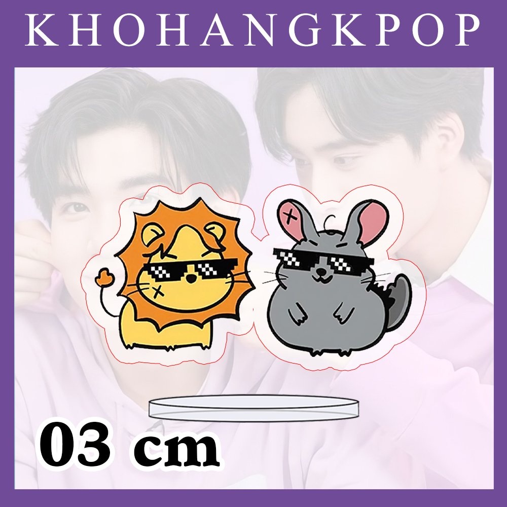 (3cm) Mô hình standee GeminiFourth My School President tượng in hình diễn viên BL xinh xắn