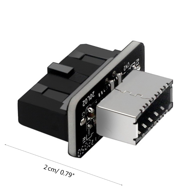 Bộ chuyển đổi BT USB 3 0 Type-E Female sang 19-Pin Male để kết nối bo mạch chủ bên trong - Bộ chia tiêu đề dọc cho loại