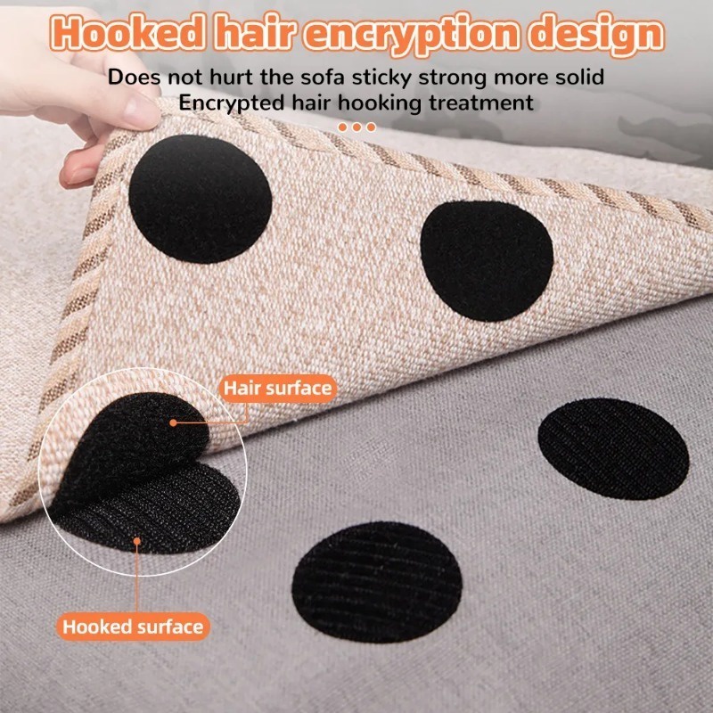 Miếng Dán Cố Định Drap giường / Thảm Hai Mặt Bằng Nilon Chống Trượt Tiện Dụng