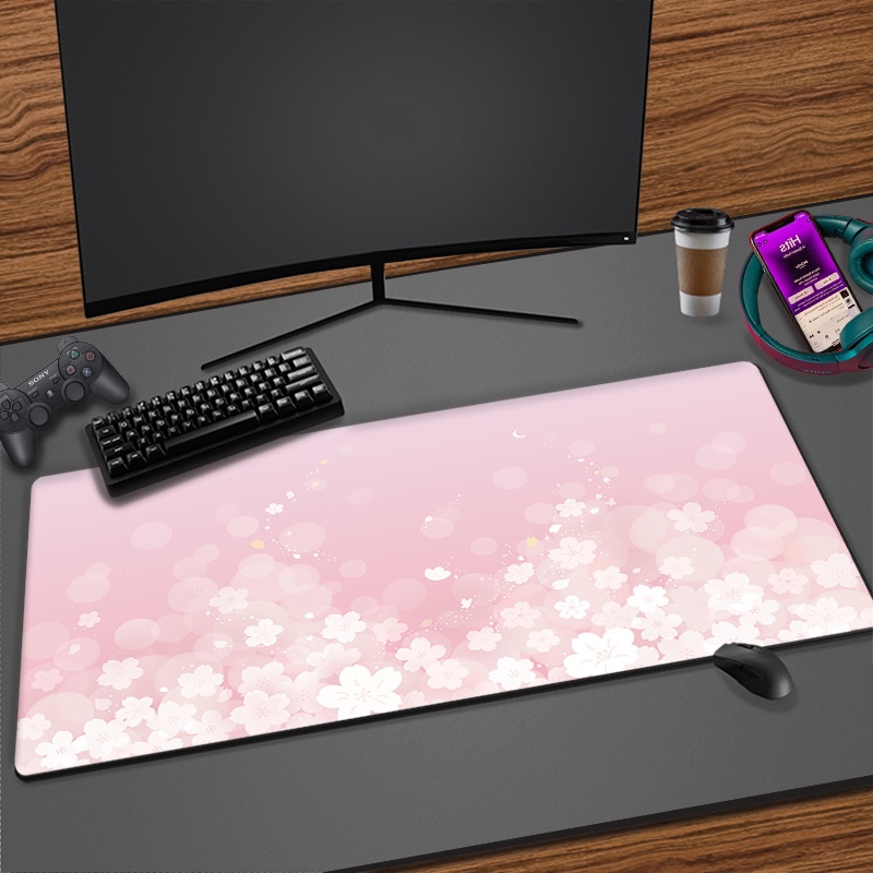 Lớn Sakura Chuột Miếng Lót Game Thủ Lớn Chuột Văn Phòng Thảm Cho PC Máy Tính Chơi Game Mousepad XXL Thảm Bề Mặt Mause Pad Bàn Phím Thảm