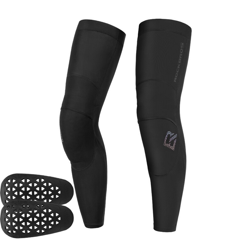 Rockbros Đệm Bảo Vệ Đầu Gối / Khuỷu Tay Bằng Da PU Dày Dặn Thoáng Khí
