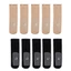 SUNKISSD 5 Đôi Vớ Ngắn Cao Su Chấm Chất Lượng Cao Chống Trơn Trượt Lụa Sheer Đến Mắt Cá Chân Tất