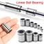 Vòng bi tuyến tính LAKAM Mạ niken cho máy in CNC Phần LM3UU LM4UU LM5U LM6UU