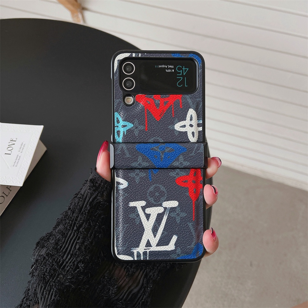 Ốp Điện Thoại Họa Tiết Graffiti Sang Trọng Cho Samsung Galaxy Z Flip 7 7FE 6 5 4 3 Phong Cách Xu Hướng Vỏ Chống Sốc Cho Z Flip7 Thiết Kế Độc Đáo Bao Gồm Tất Cả Ốp Lưng ShookProof