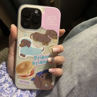 Ốp Điện Thoại Mềm Trong Suốt In Hình Cún Hoạt Hình Cho iPhone 14pro xr 13 / 12 xs 11 7plus 11pro 14plus xsmax 7 / 8 12promax
