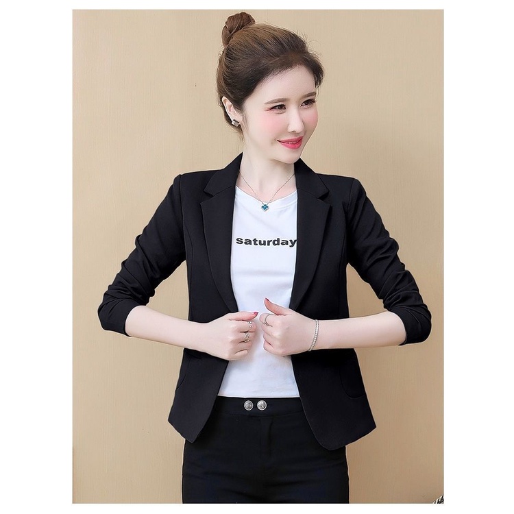 [Hàng Có Sẵn] Áo Khoác Blazer Nữ Phong Cách Hàn Quốc Mới 2022
