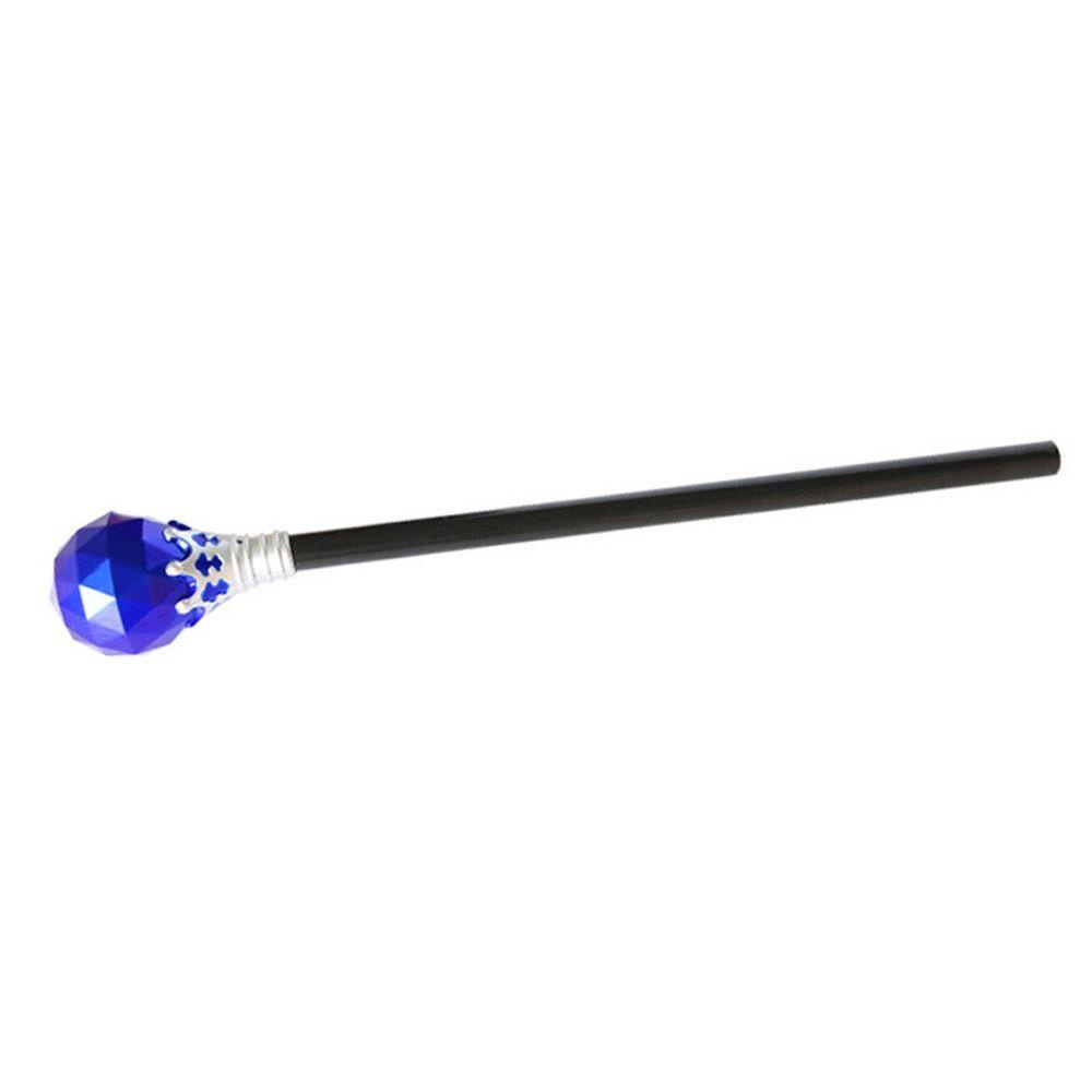SAIA Công Chúa Hoàng Tử mía, Hiệu Suất Cosplay Đạo Cụ Vua Nữ Hoàng Scepter, Trang Phục Halloween Tinh Tế Nhựa Đỏ / Xanh Đũa Phép Gril