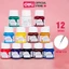 Hũ màu Goat Gouache, bộ màu nước pha sẵn Deli 12 lọ 25ml cao cấp - Chất siêu mịn, dễ dàng trộn màu