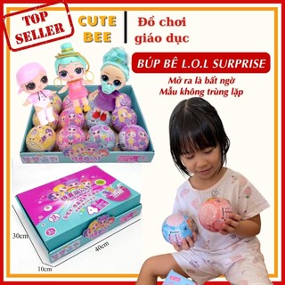Trứng búp bê LOL Surprise, đồ chơi bé gái búp bê LOL kèm phụ kiện quần áo giày dép không trùng lặp CUTEBEE