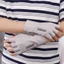 Găng tay câu cá FUZOU cho nam nữ, thoáng khí, chống nắng, nửa ngón dùng khi lái xe, đạp xe