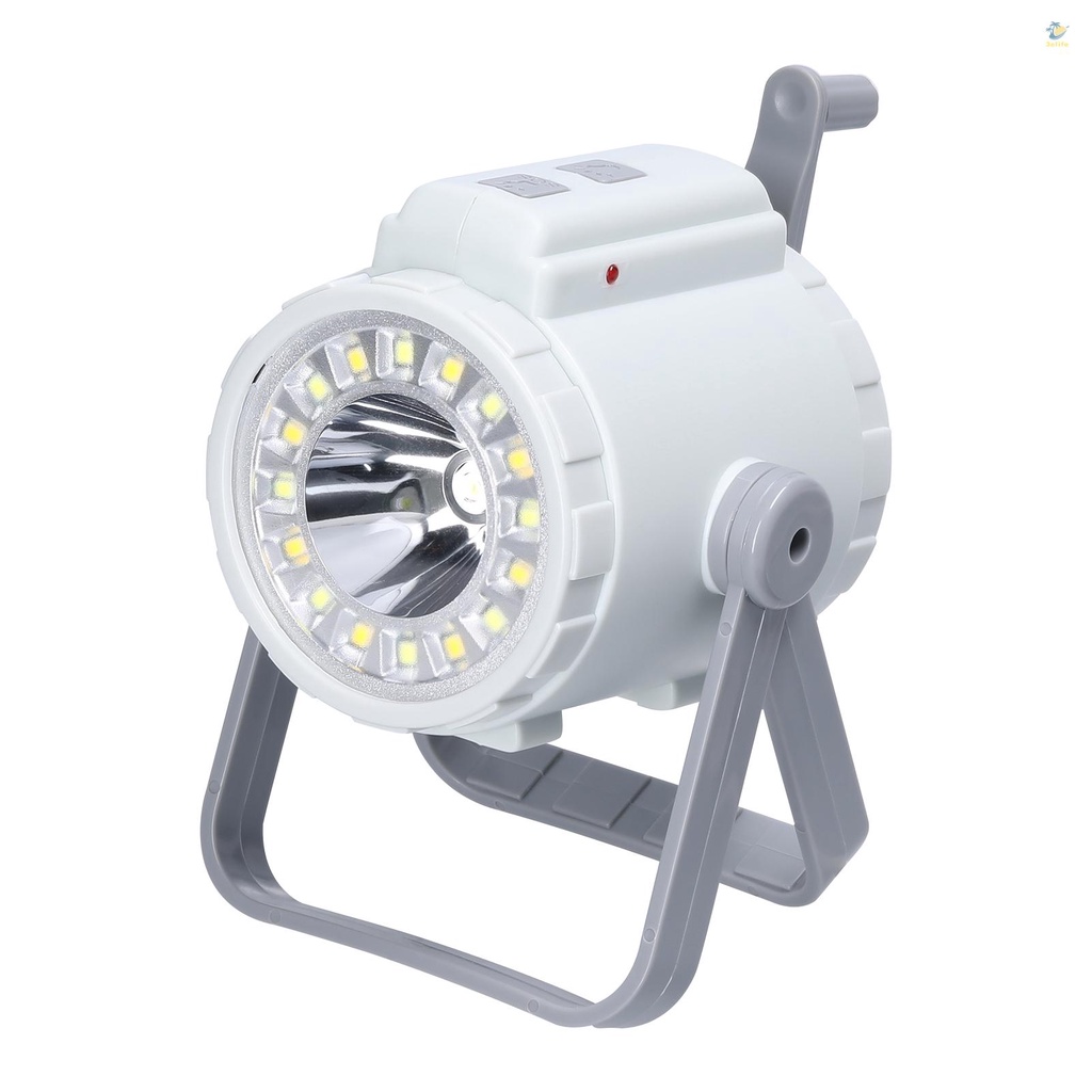 Đèn cắm trại di động 3elife đèn lều đèn rọi sos đèn pin 3in1 tay quay ...