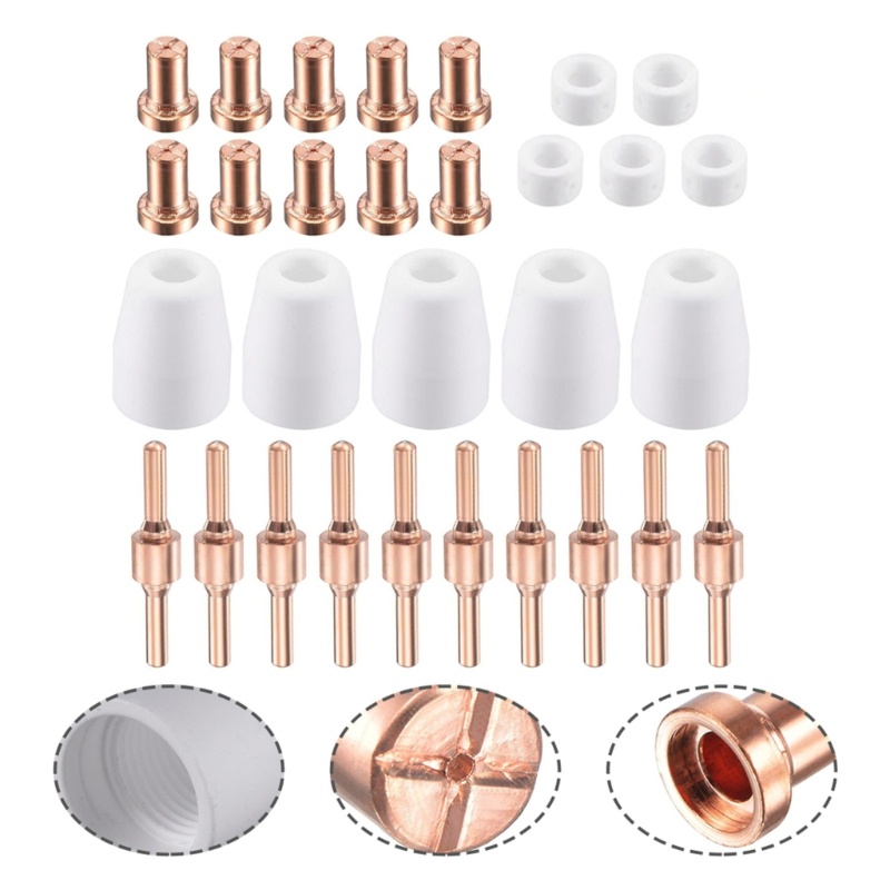 Đầu phun cắt Plasma điện cực Bapara để cắt đèn pin CUT-40 LGK-40 PT-31