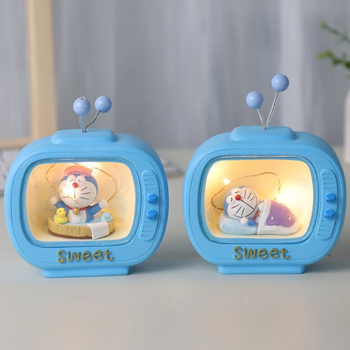 Đèn Ngủ LED Doraemon, Đèn ngủ Tivi DORAEMON Trang Trí Phòng Ngủ Siêu Dễ ...
