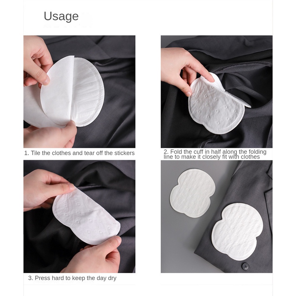 Ảnh Set 2/10 miếng dán thấm hút mồ hôi dưới cánh tay ANNIES vô hình dùng một lần giữ sạch sẽ cho quần áo 3