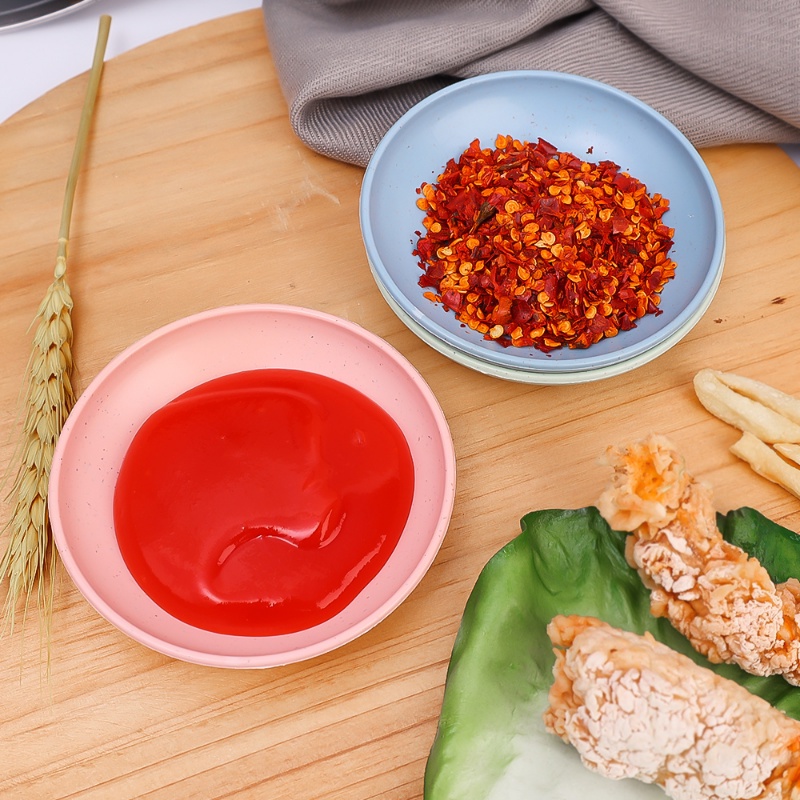 Đĩa Tròn 10cm Bằng Sợi Rơm Lúa Mì Đựng Bánh Kẹo Trái Cây Không Vỡ Có Thể Tái Sử Dụng