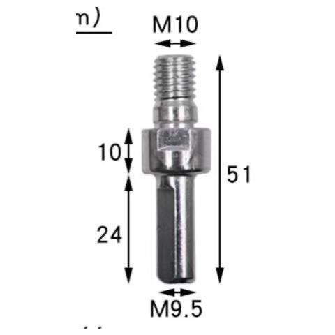 Bộ Mũi Khoan Chuyển Đổi Đĩa Cắt 10mm Chuyên Dụng Cho Chế Biến Gỗ