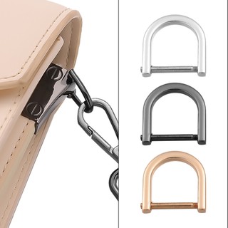 1 Khóa Kim Loại Chữ D Cho Dây Đeo Túi Xách Da