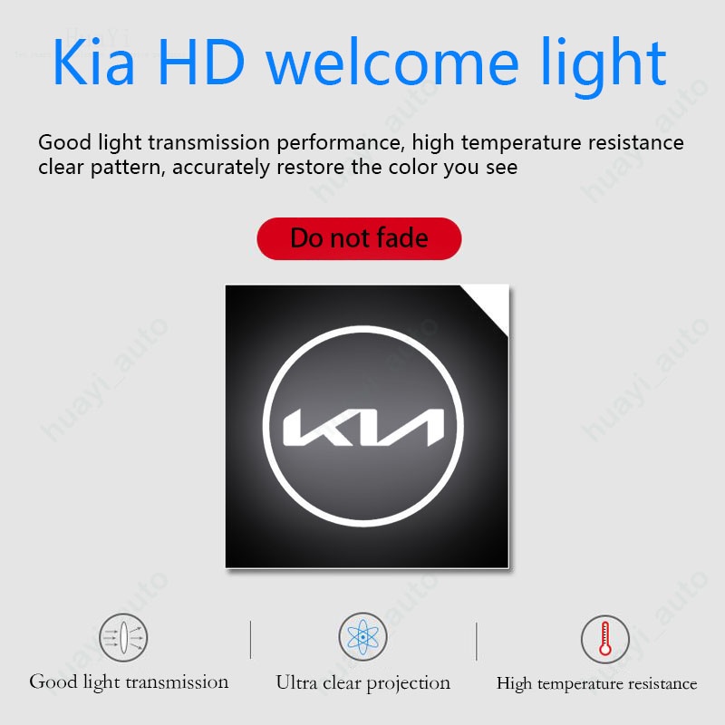Đèn LED Chiếu Laser Chào Mừng Gắn Cửa Xe Hơi Kia Kn Cho Mọi Model Seltos Kx3 Bongo Sonet K3 Sorento Soluto Picanto Sedona Sportens