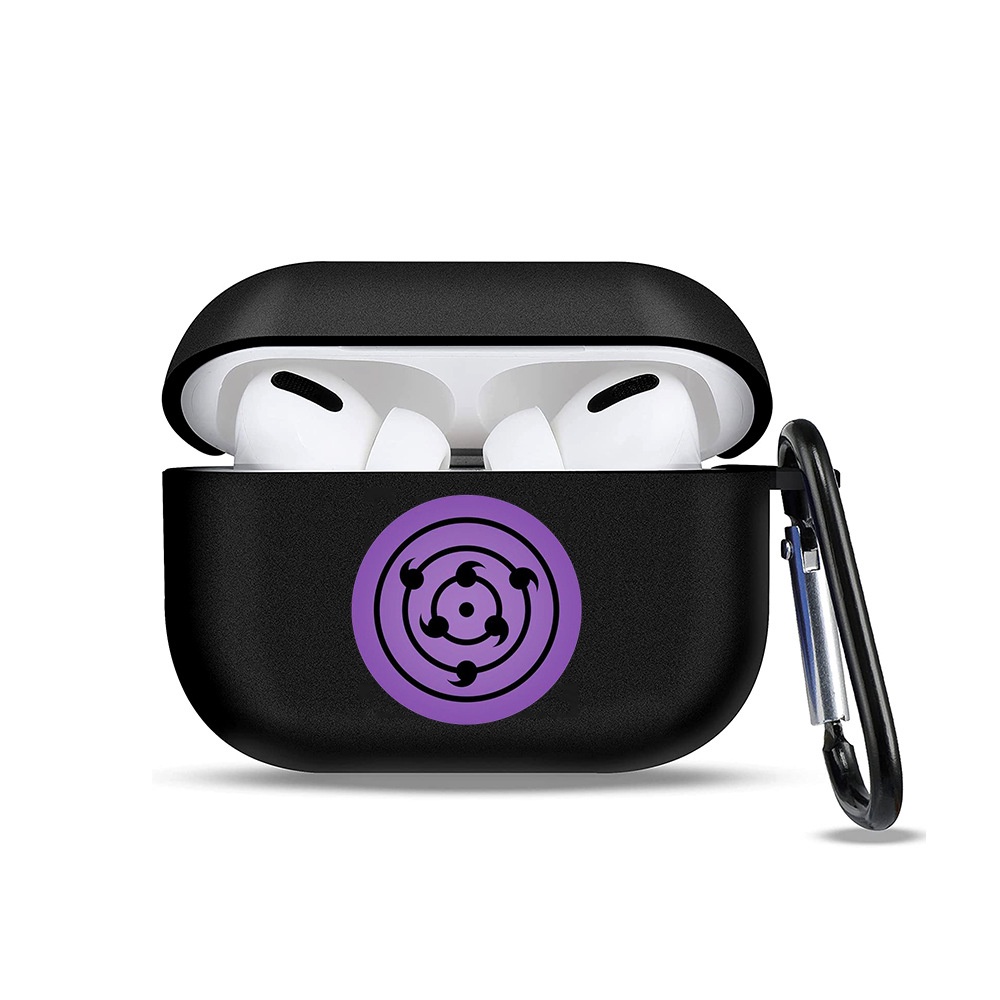 Vỏ bảo vệ Air AirPods Vỏ bảo vệ Naruto Sasuke Viết mắt tròn Hợp thời trang Nam airpod Pro 2 Kakashi Vỏ mềm TPU thế hệ thứ 3