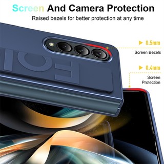 Vỏ cứng PC có dây đeo cổ tay đàn hồi di động cho Samsung Galaxy Z Fold 7/6/5