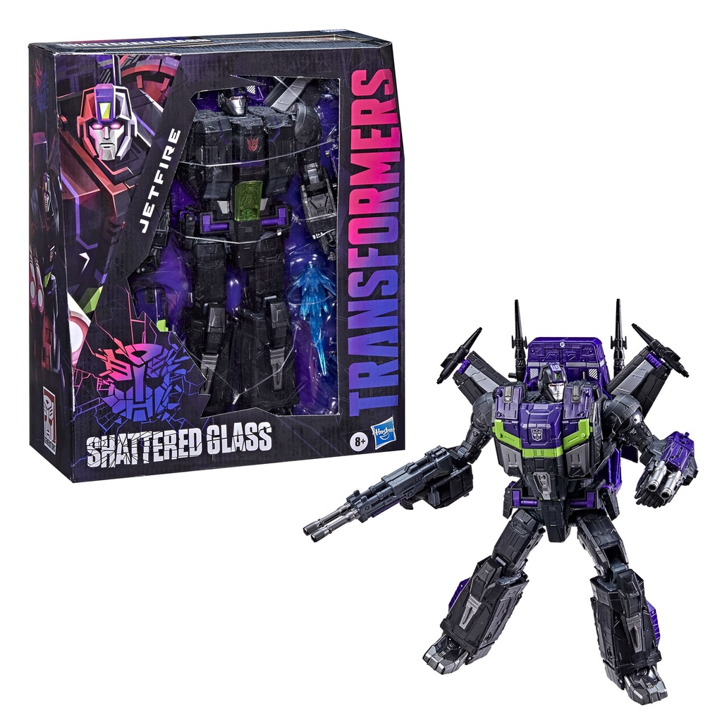 Hasbro Transformers Generations Shattered Glass Jetfire & IDW’s 12