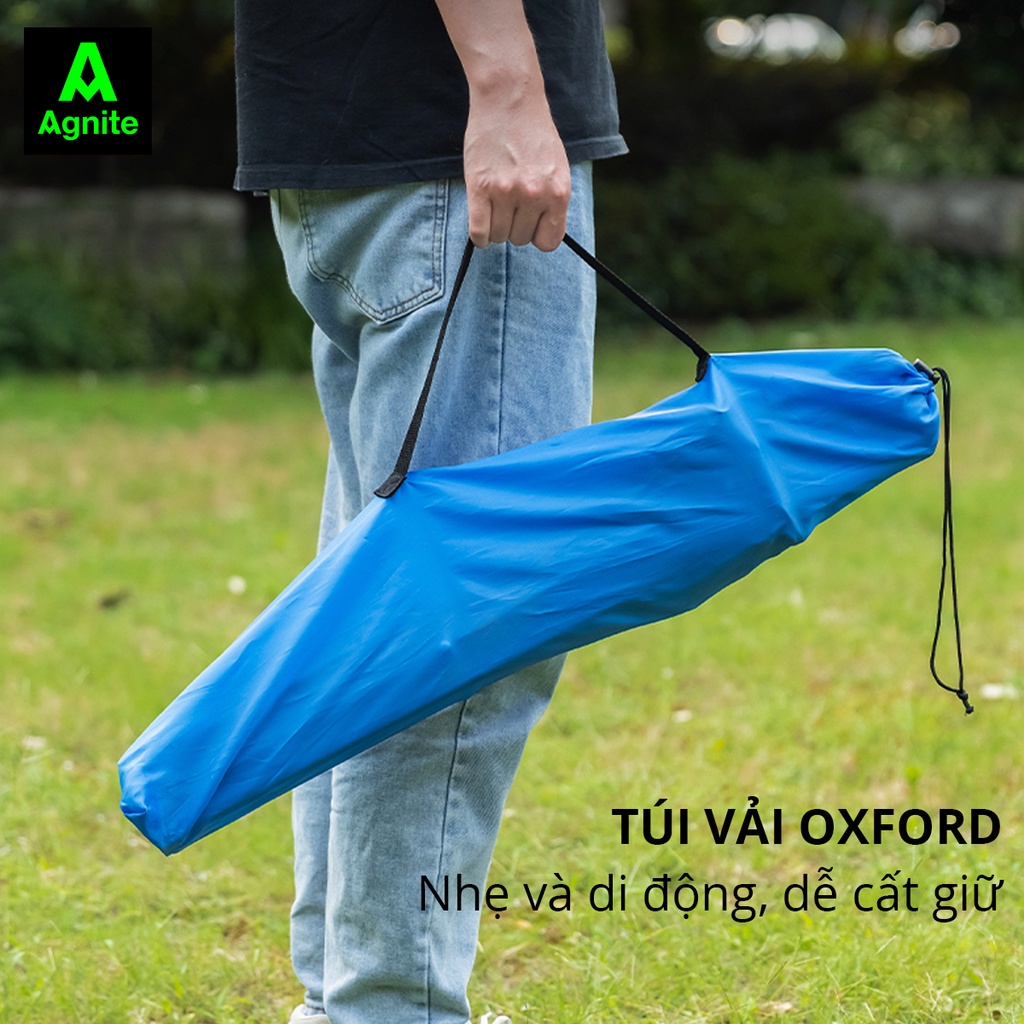Ghế cắm trại, dã ngoại, câu cá chống nước chính hãng AGNITE, gấp gọn nhiều size, tặng kèm túi