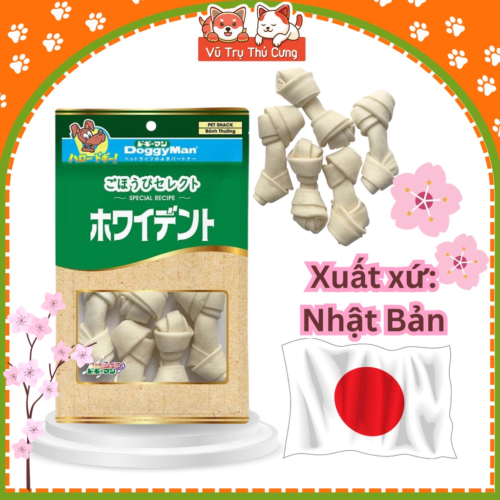 Xương Da Bò Tự Nhiên Cho Chó Bổ Sung Canxi DoggyMan ( 5 Nơ nhỏ )
