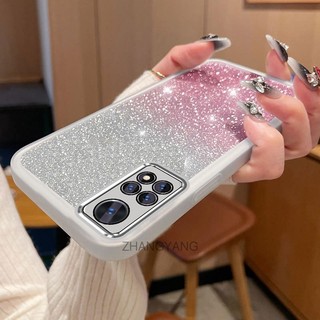 ốp lưng Redmi note 11 note 11s note 11 Pro Ốp Điện Thoại TPU Mềm Màu gradient Sáng Bóng Có film Dán Ống Kính Cho Redmi note 11 note 11s note 11 Pro