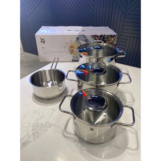 Bộ Nồi WMF Inspiration 4 Món Vung Kính, Xoong Nồi Thép Không Gỉ Cao Cấp,dày dặn,chắc chắn GermanySnT HCM 70078