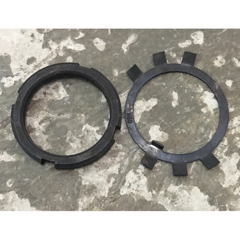 ốc trong láp ốc + Phanh ốc láp trước 2 cầu EQ240 M48*11Thân Có Rãnh (bộ ...