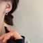 Bông Tai Mạ Vàng Hình Vuông Đính Đá Zircon Đơn Giản Sang Trọng