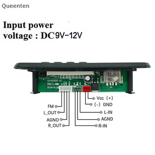 Bảng Mạch Giải Mã Bluetooth 5.0 9V-12V MP3 WMA USB TF FM Radio Với Điều Khiển Từ Xa Cho Xe Hơi
