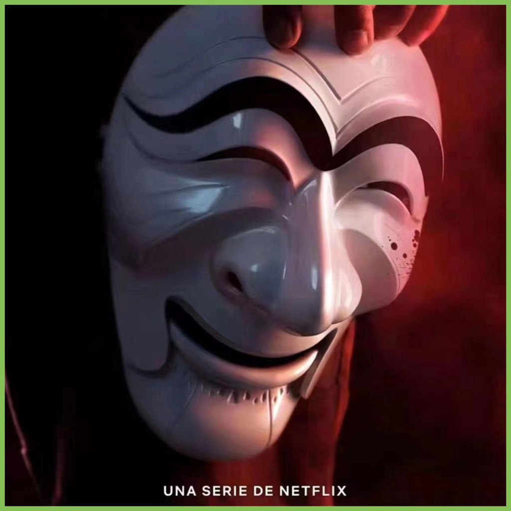 Money heist cosplay masque horror party cosplay masque prank masque cho halloween cosplay party lễ hội âm nhạc gelhvn