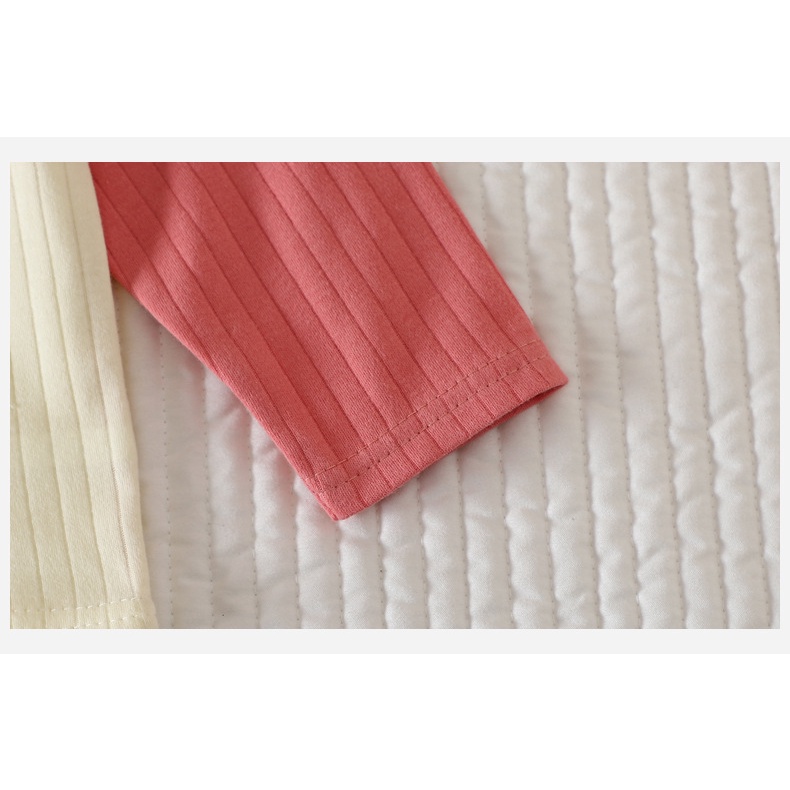 Bộ Đồ Ngủ Trẻ Em Homewear Mùa Thu Phong Cách Mới Jacquard Cotton Phù Hợp Với Bé Trai Bé Gái Quần Lót Dài Tay Quần Áo Mùa Thu Quần Dài UB0Y