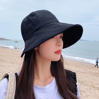 Mũ che nắng có thể gập lại mùa hè dành cho nữ - Mũ che nắng thiết kế mái vòm vành rộng Hàn Quốc
