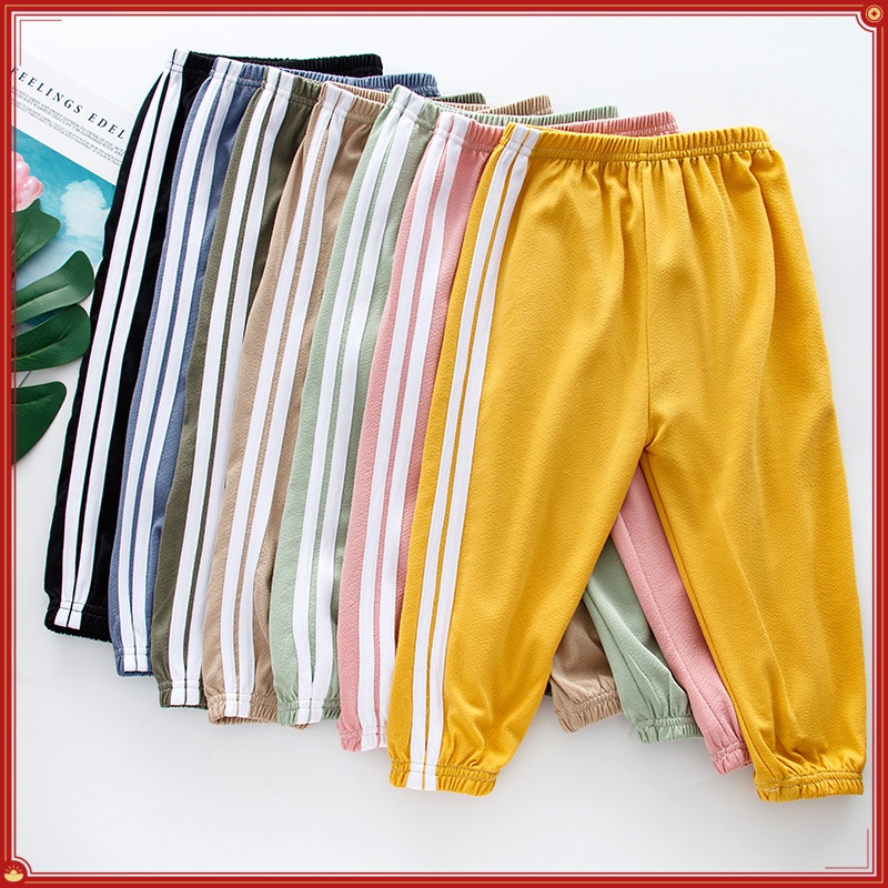 100-150cm Phong Cách Mới Trẻ Em Quần Thường Ngày Bé Gái Bé Trai Quần Rời Ngoài Bloomers Quần Chống Muỗi Trẻ Em