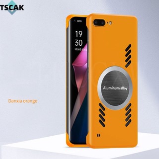 Ốp Điện Thoại Cứng Siêu Mỏng Không Viền Dính Từ Tính Tản Nhiệt Chống Rơi Chống Bụi Cho iPhone 7 8 Plus XR X XS Max