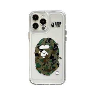 BAPE Ốp Điện Thoại Trong Suốt Chống Sốc Cho iphone 14 11 13 12 X XS Pro Max xr Mini xr 7 8 Samsung Galaxy S23 S22 ultra plus