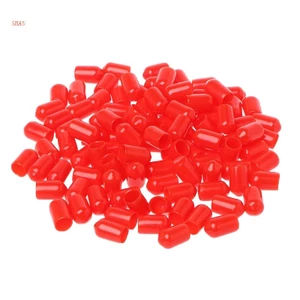 Bộ 100 Nắp Cao Su 6mm Bọc Đầu Nối SMA Chống Bụi