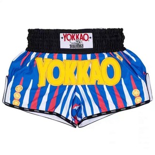[Yokkao] Quần Muay Thai boxing co giãn nhanh khô thấm mồ hôi cho người lớn nam nữ và trẻ em, YYBS