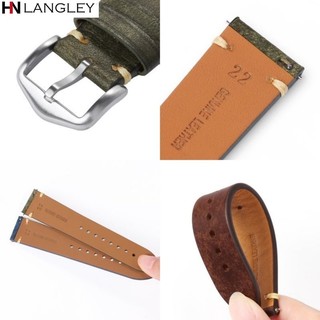 PANERAI Dây Đeo Đồng Hồ Bằng Da 18mm 20mm 21mm 22mm 23mm 24mm Phong Cách Vintage Cho Huawei