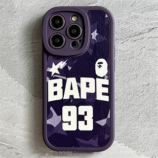 Ốp Điện Thoại Silicon Mềm Chống Sốc Họa Tiết BAPE Cho IPhone 14 12 PRO 12 11 13 PRO Max Xs Max XR 6 7 8 Plus